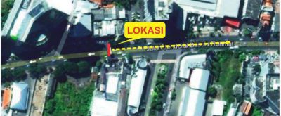 Lokasi Sewa videotron billboard Surabaya Basuki Rahmat